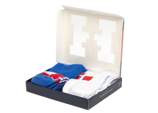 Tommy Hilfiger - 4 Paar Sneakersocken in Giftbox